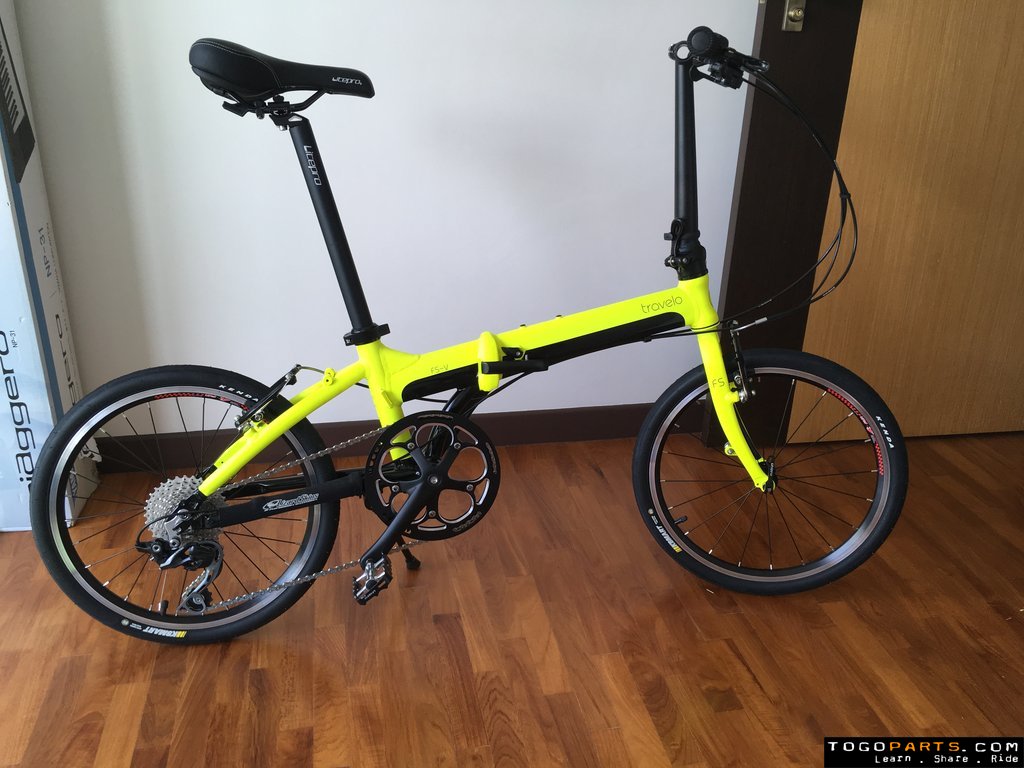 Travelo folding shop bike