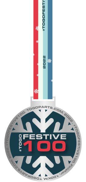 TOGOFESTIVE100 Medal | Back