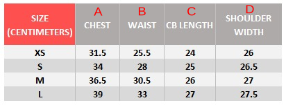 #TOGOWCD Bra Sizing Chart